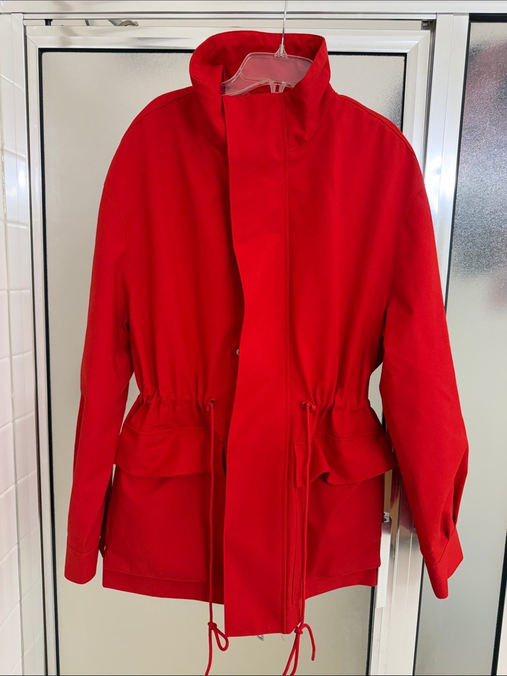 Zara Men's water repellent detachable parka